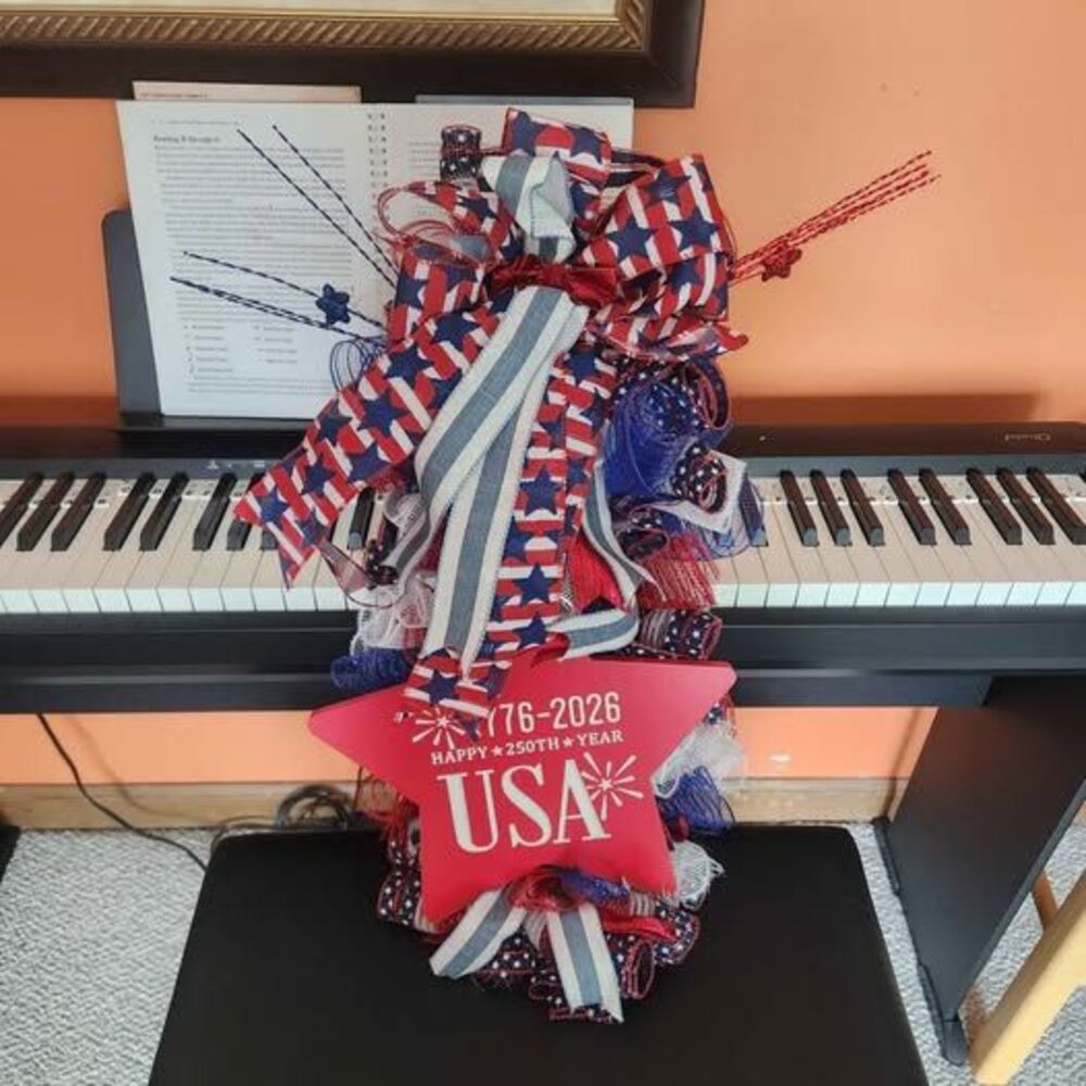 Fourth of July Door Wreath